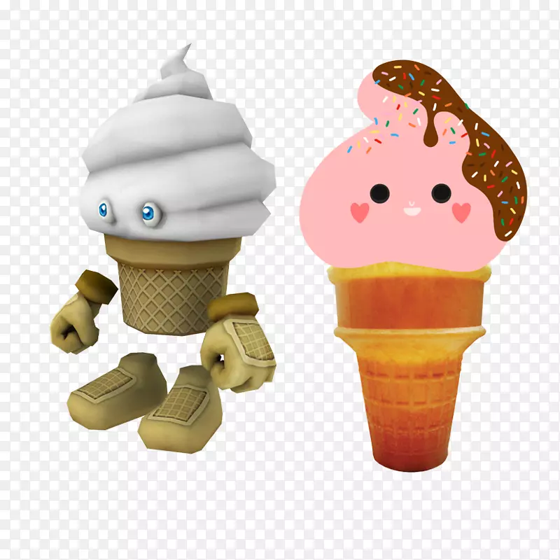 冰淇淋锥冰淇淋
