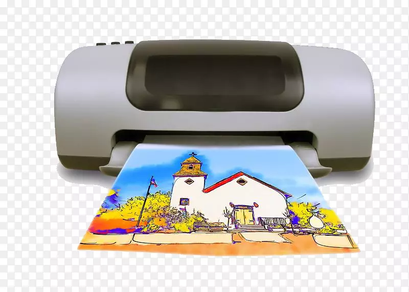 惠普企业纸打印机墨盒打印机打印彩绘