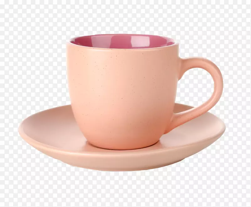 咖啡茶杯-粉红杯