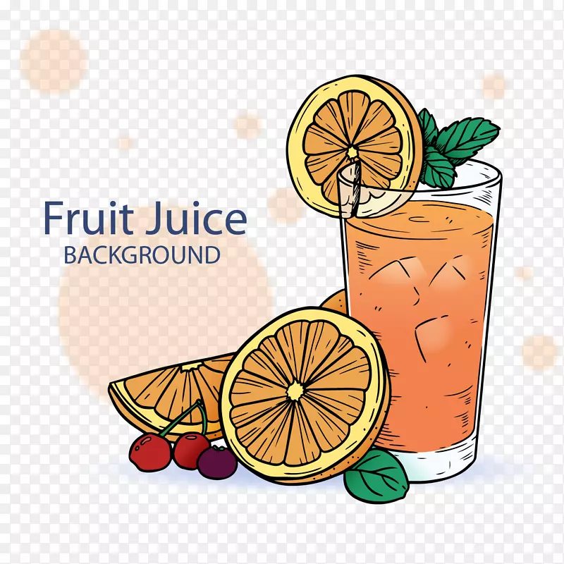 橙汁鸡尾酒水果-夏季免费果汁下载
