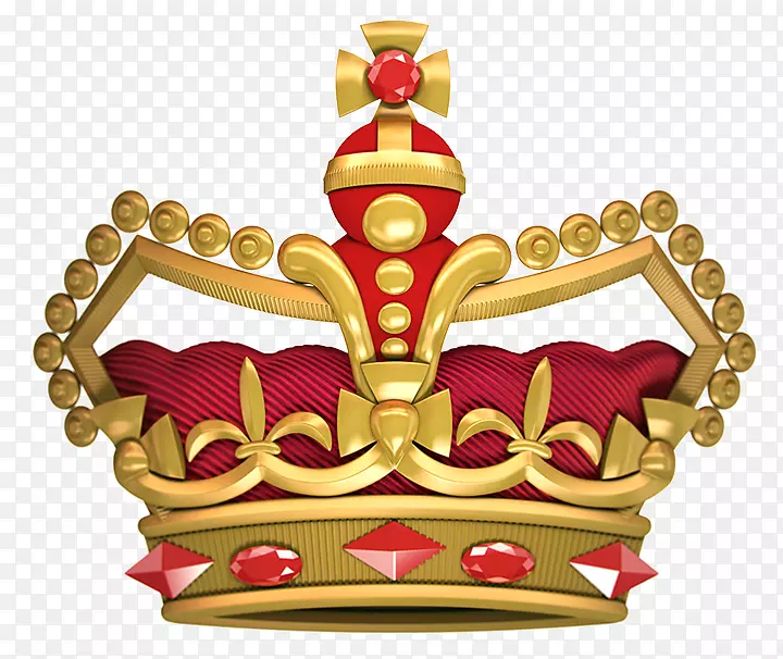 皇冠标志剪贴画-金冠