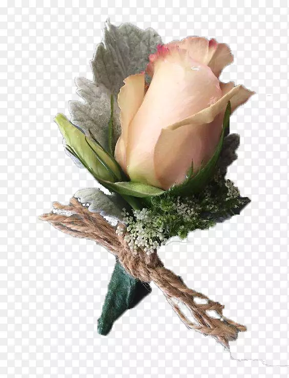 花园玫瑰，花卉设计，郁金香花-郁金香婚礼胸花