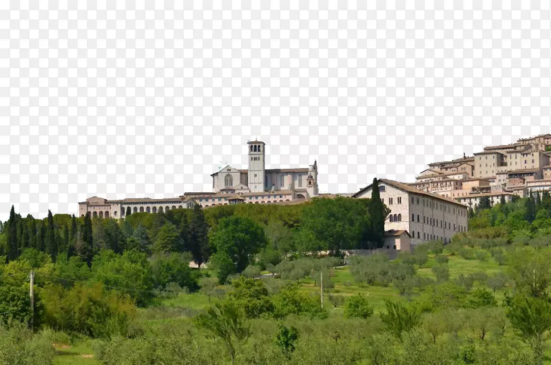 Assisi Monte Subasio建筑-意大利阿西西