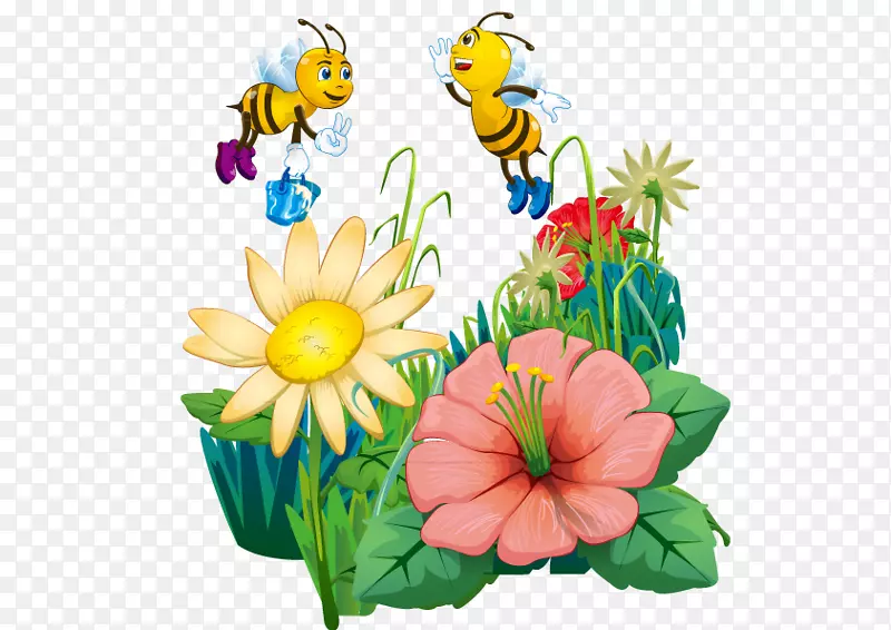 蜜蜂蜂巢-勤劳的蜂蜜