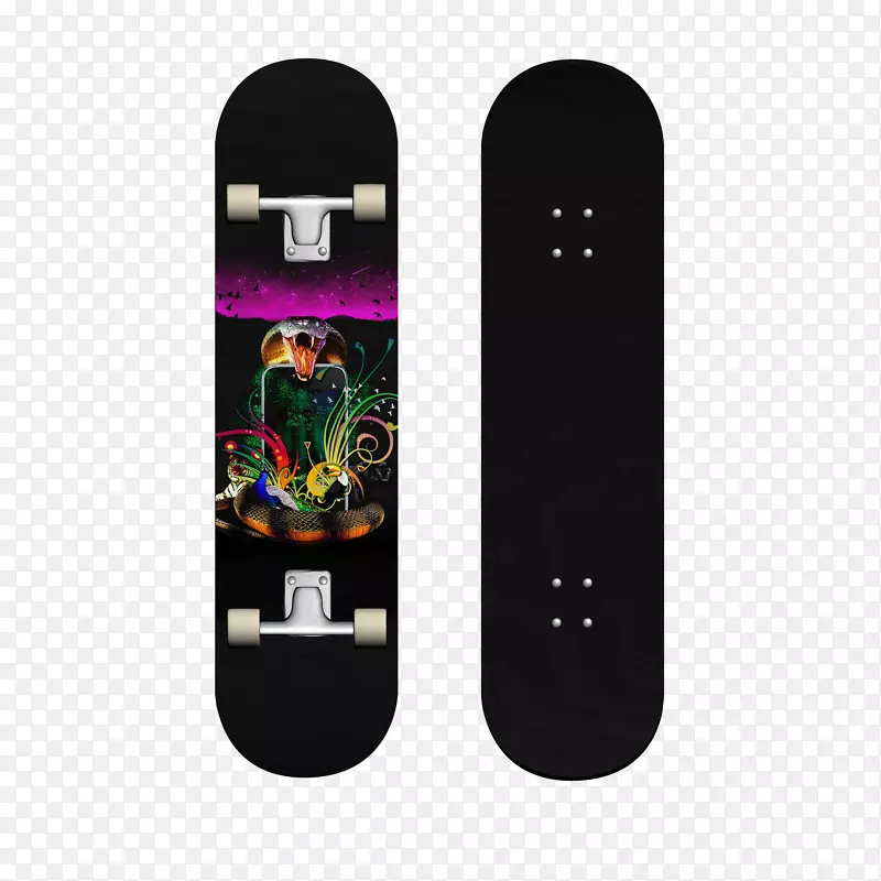滑板-黑色滑板