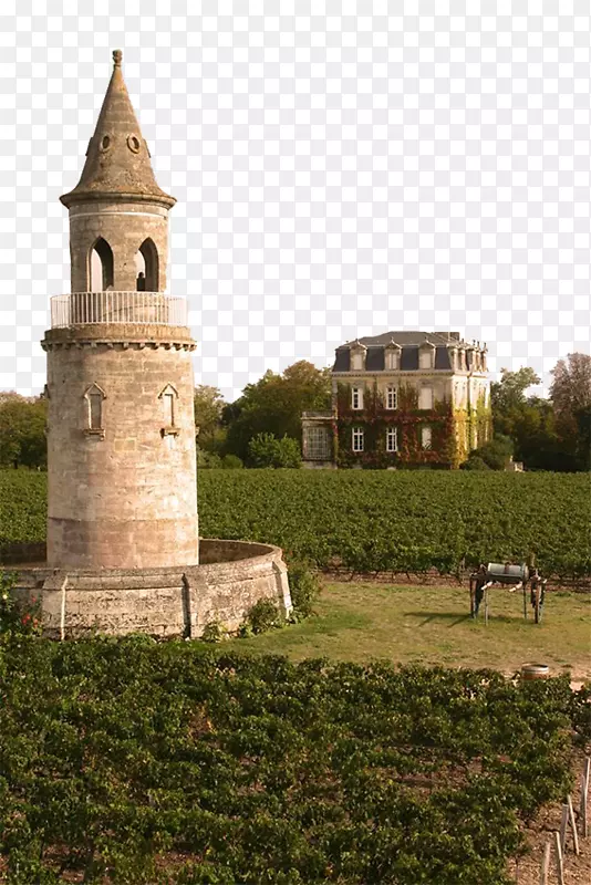 马赛9doc波尔多chxe2teau Latour红酒巡回演出-葡萄酒庄园景观