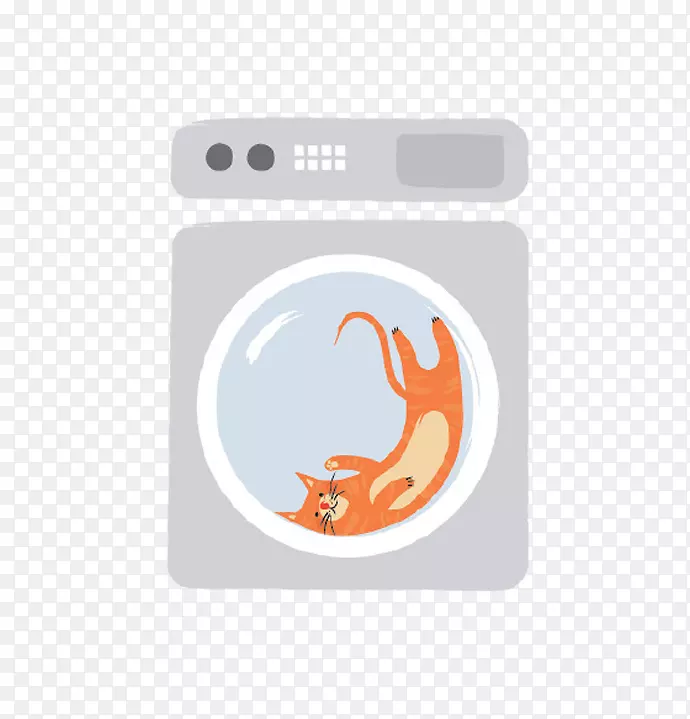 猫洗衣机-洗衣机里的猫