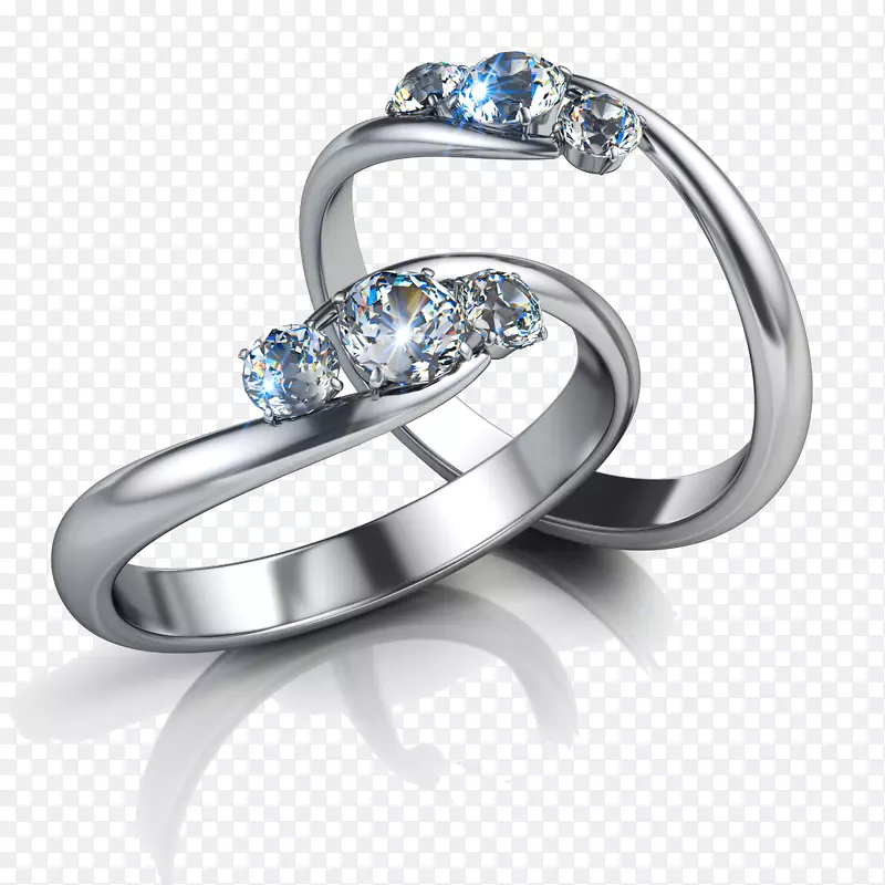 耳环珠宝钻石订婚戒指
