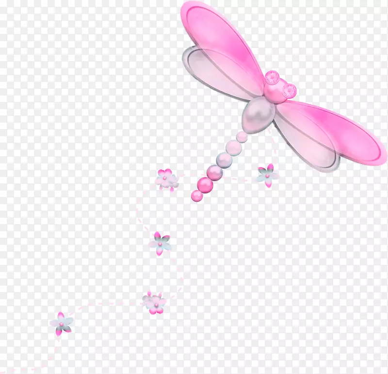 蜻蜓粉红色-漂亮的粉红色蜻蜓