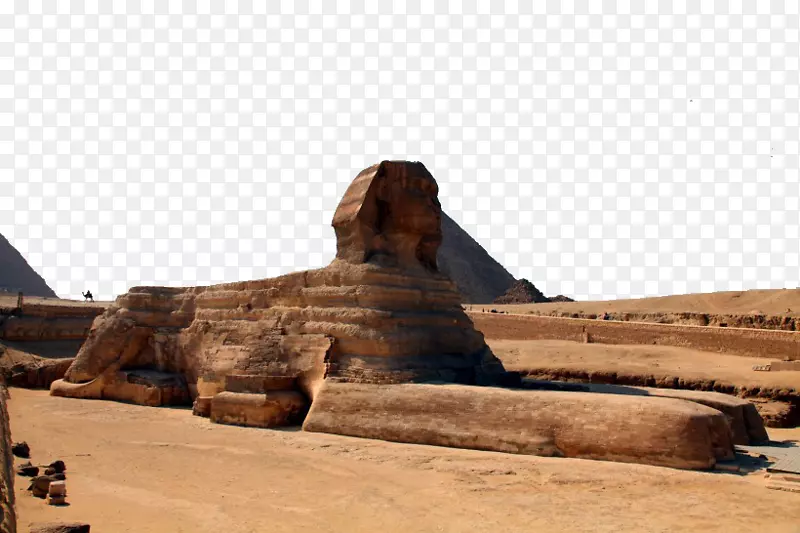 大狮身人面像的吉萨金字塔，门高尔金字塔，大金字塔，吉萨金字塔，卡弗雷，开罗-埃及景观图片7