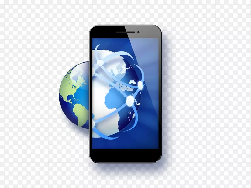 智能手机移动应用程序图标-全球商业和全球智能手机图标