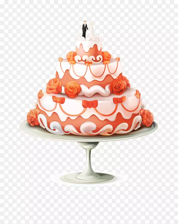 面包店婚礼蛋糕水果蛋糕甜点透视创意蛋糕