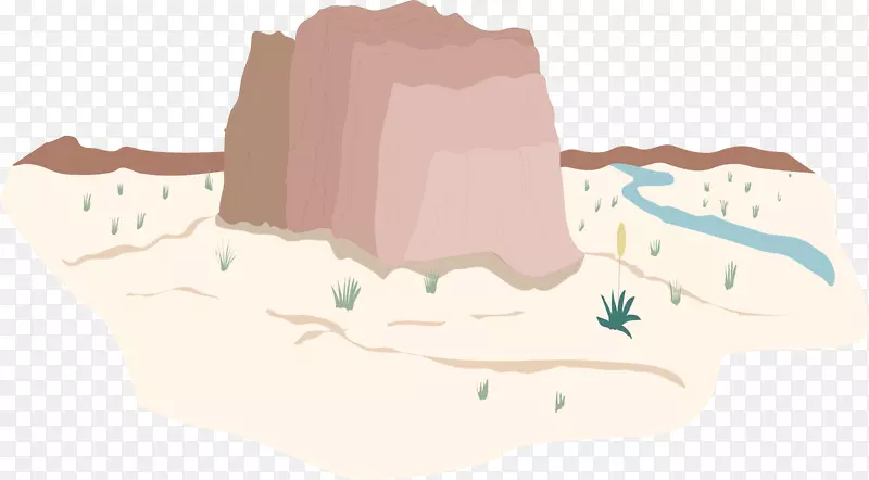 插图-免费拉物质沙漠形象