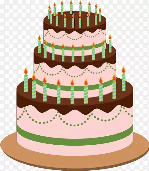 生日蛋糕层蛋糕奶油-生日蛋糕