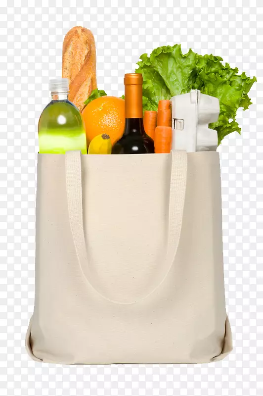 塑料袋杂货店，可重复使用的购物袋-购物袋和食品