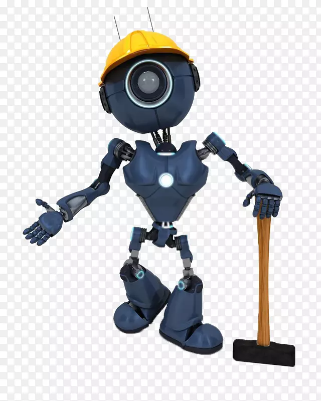 锤子摄影机器人-手持锤子的机器人