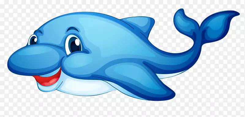 海豚免版税插图-蓝色海豚