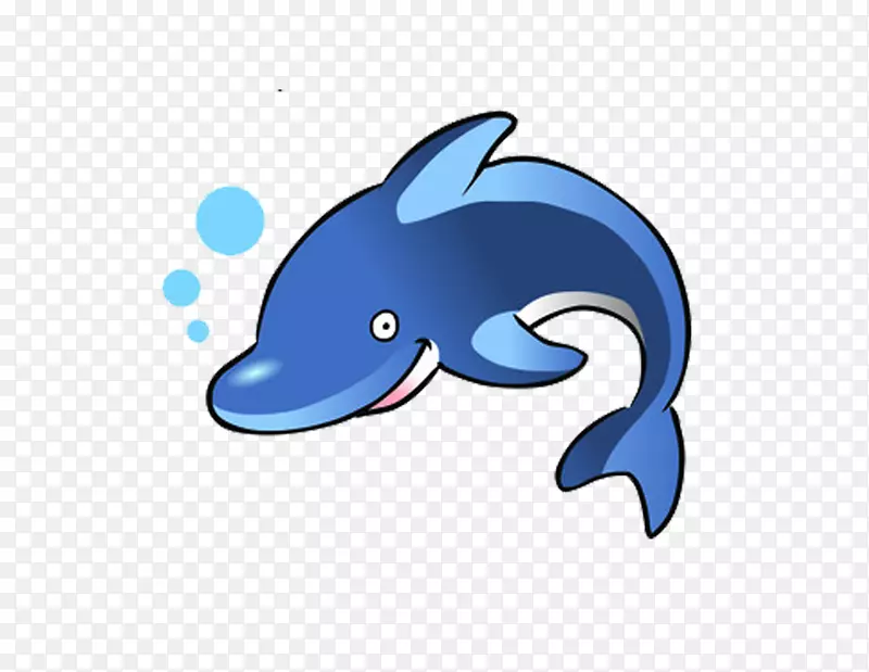 海豚免费内容剪辑艺术-卡通海豚