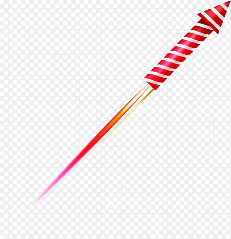 烟花火箭-免费剪贴画-红色火箭