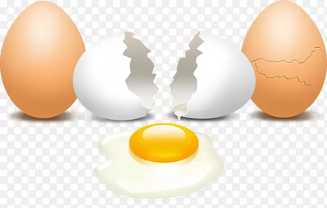 早餐蛋壳蛋黄蛋