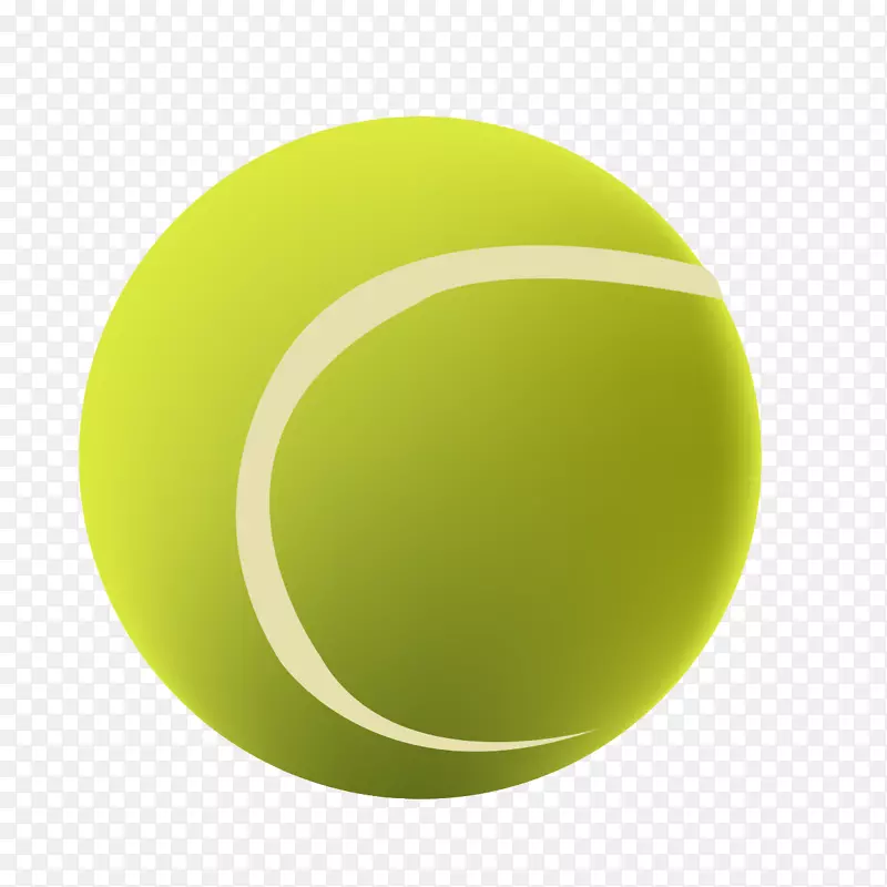 网球绿圆壁纸-创意绿色网球