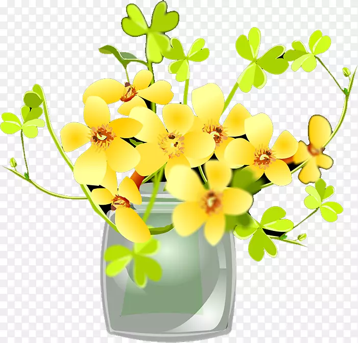 花卉设计植物景观花瓶