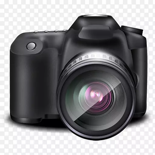 摄影ICO图标-黑色相机