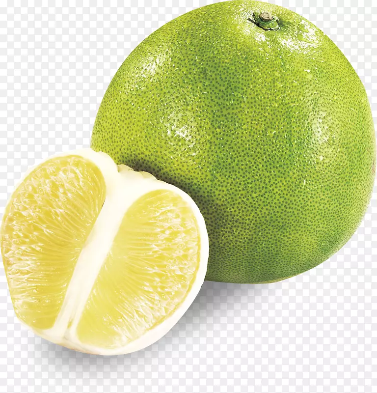 波斯酸橙柚子柠檬-迷人美味的柚子绿色装饰图案