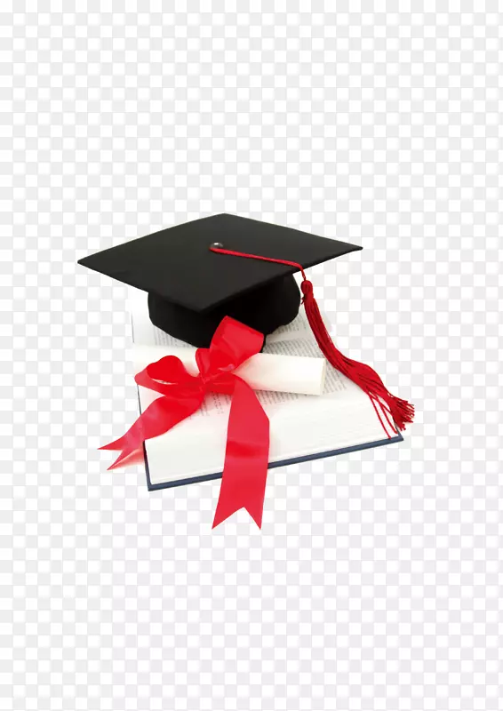 学生毕业典礼学位文凭-博士。帽子