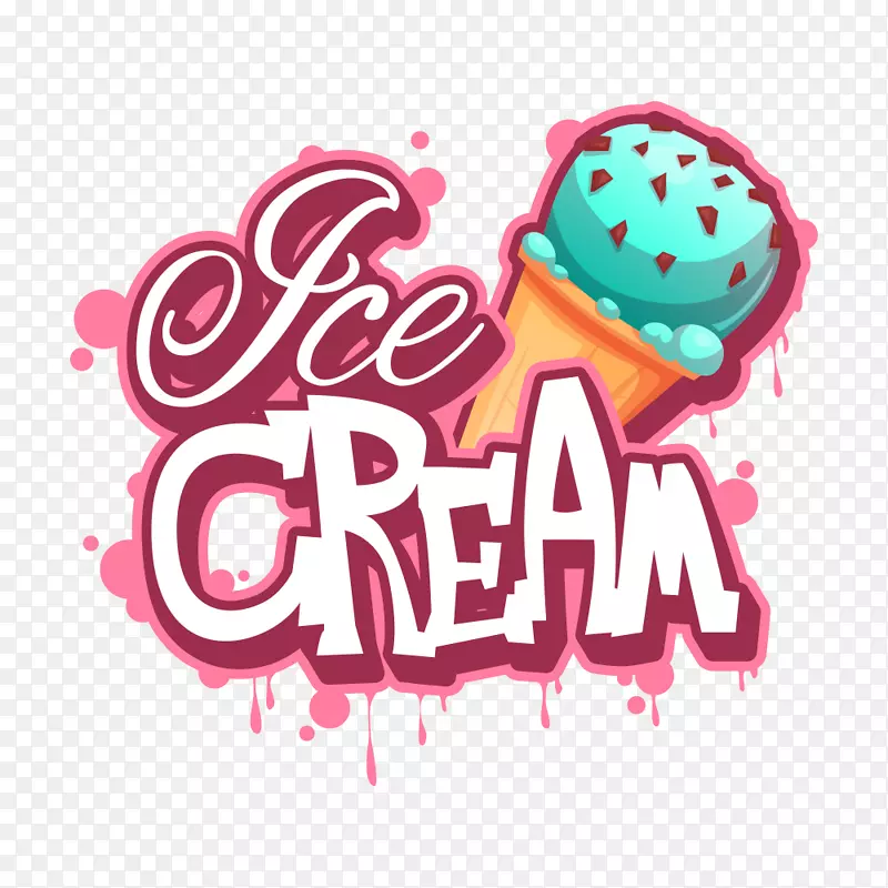 巧克力冰淇淋插图-冰淇淋