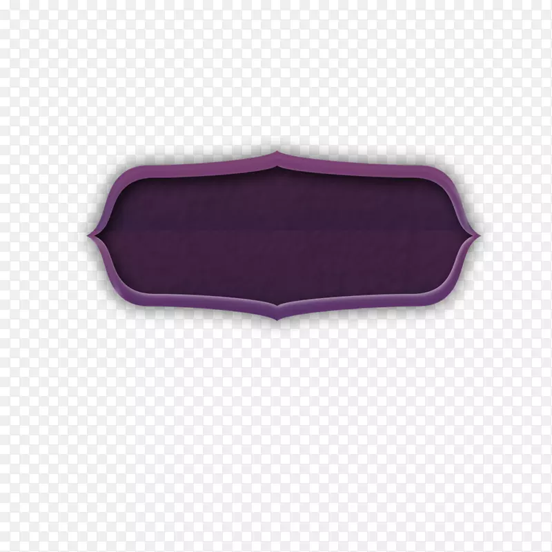 长方形紫色-紫色不规则边框