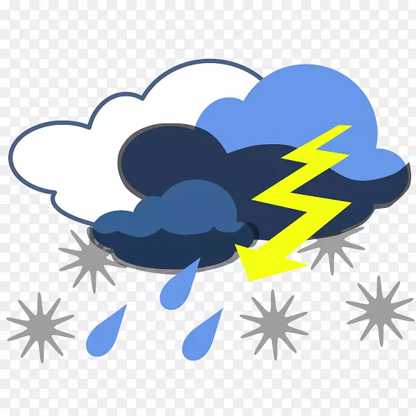 极端天气风暴剪辑艺术-恶劣天气
