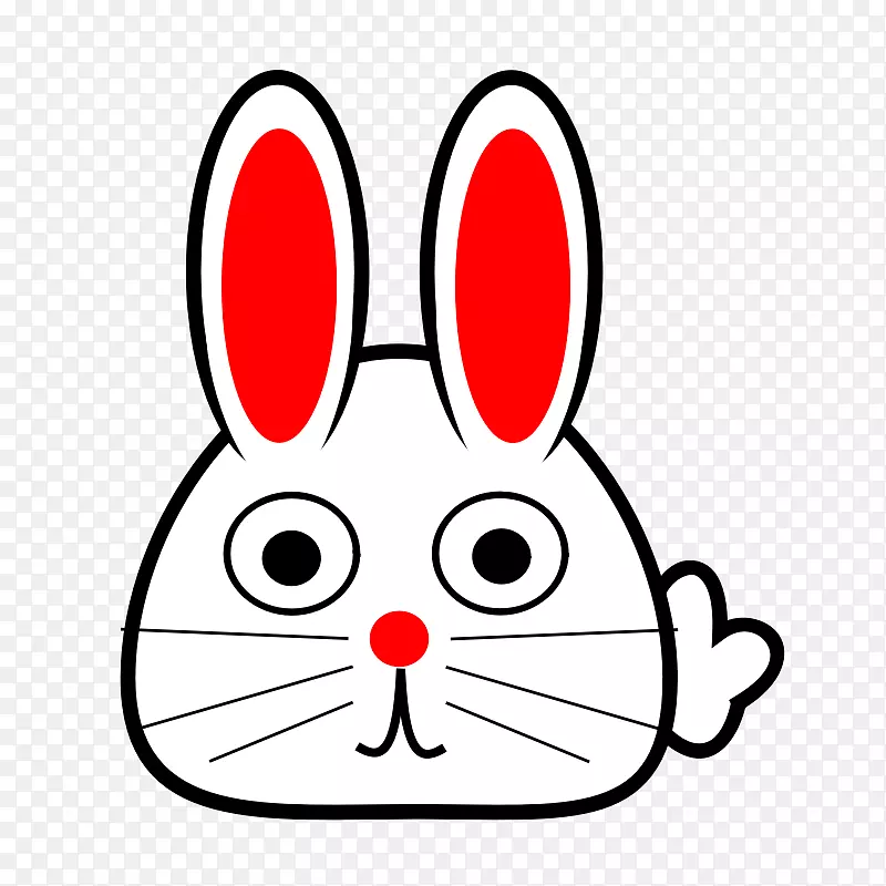 复活节兔子兔画剪贴画-复活节兔子图片