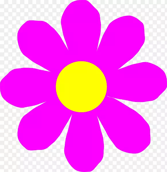 粉色花朵免费剪贴画