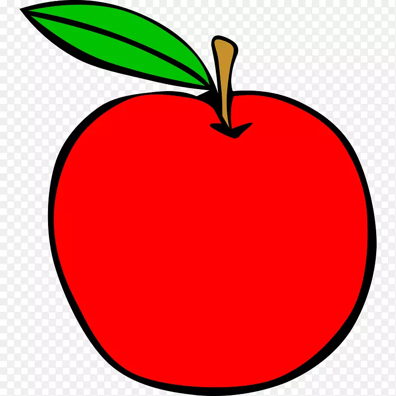 苹果无水果内容剪贴画-4号剪贴画工作表
