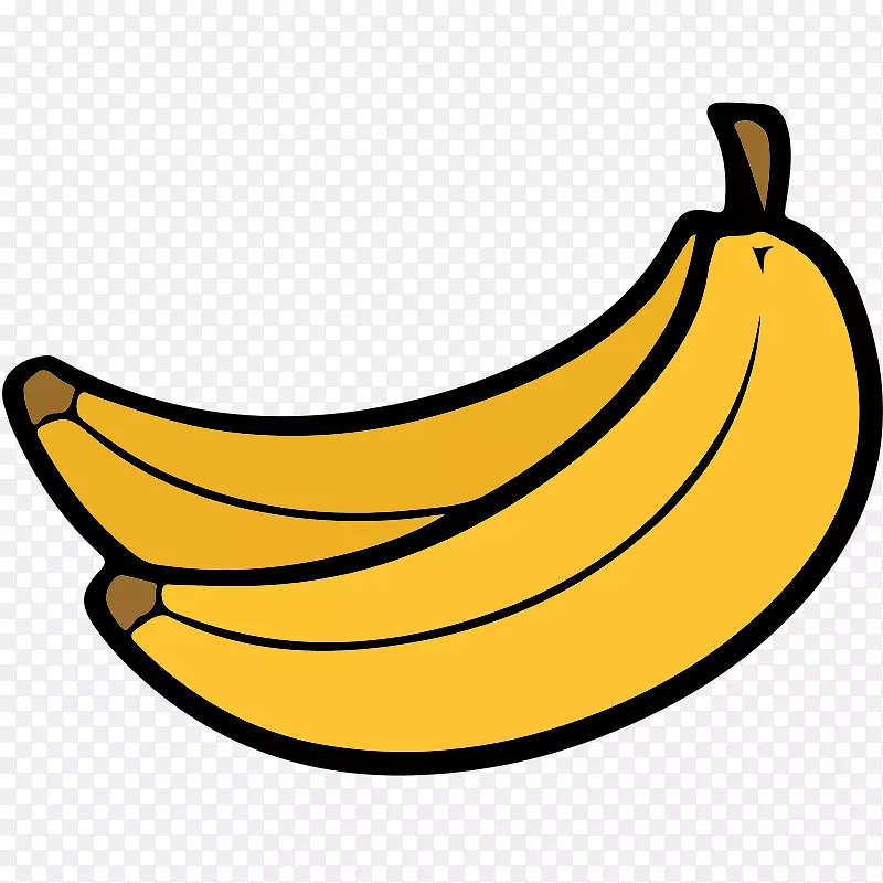 香蕉面包香蕉蛋糕圣代剪贴画香蕉剪贴画