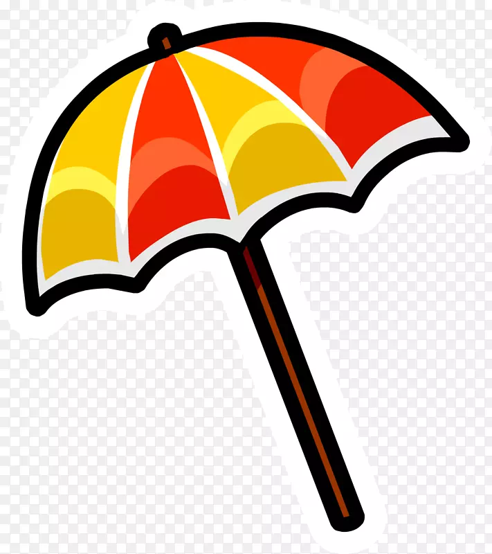 沙滩伞夹艺术沙滩伞