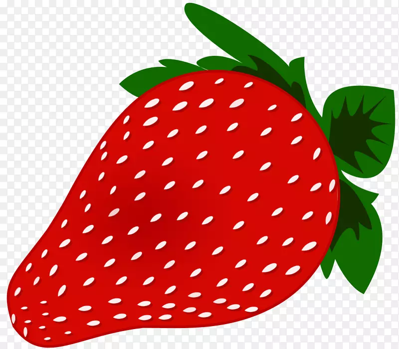 草莓奶油蛋糕剪贴画-草莓藤边