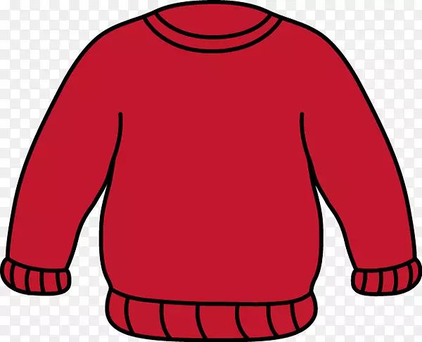 t恤毛衣圣诞套衫红夹子艺术.羊毛衫剪裁件