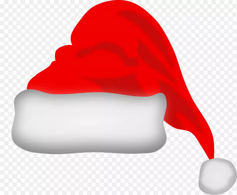 圣诞老人套装帽子夹艺术-圣诞老人帽