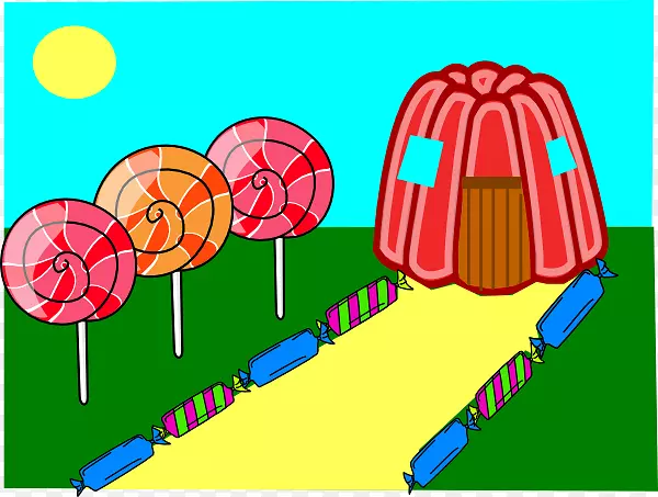 糖果乐园棒棒糖免费内容剪辑艺术-卡通糖果图像