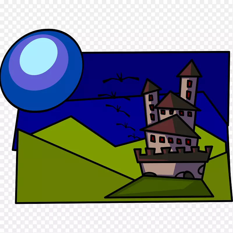城堡动画剪辑艺术-城堡图像