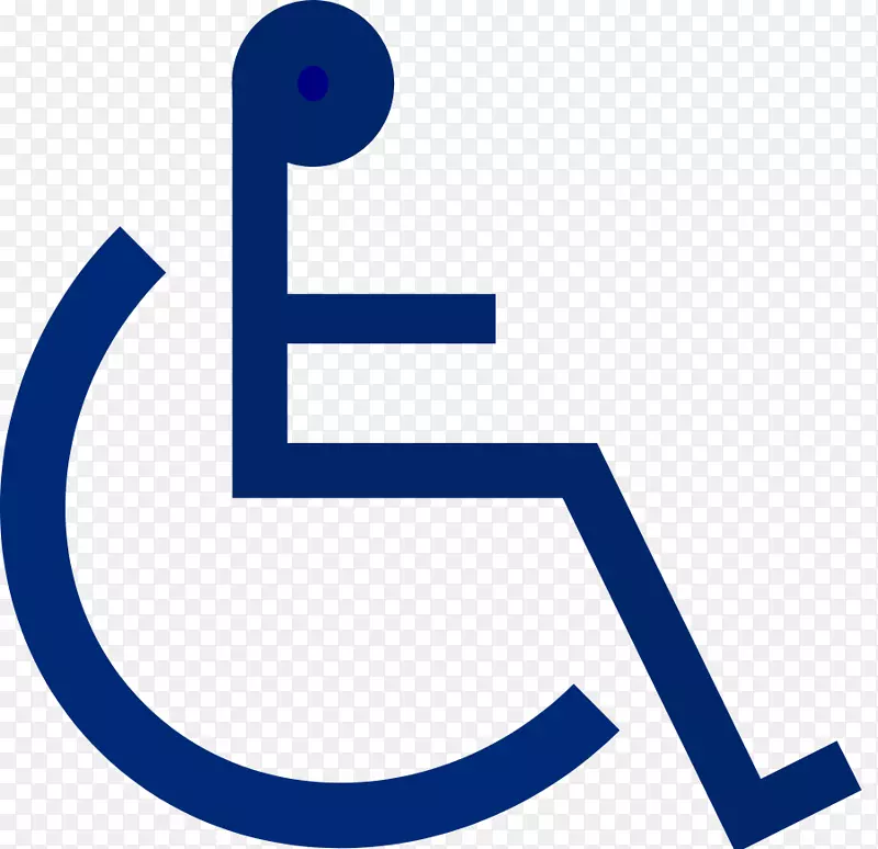 残疾泊车许可证残疾标志国际通行标志夹艺术传真机剪贴机