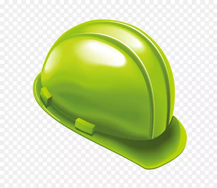安全帽-绿色头盔