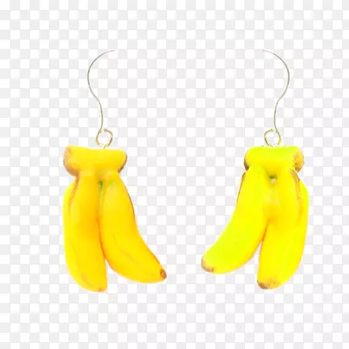 香蕉耳环装饰.香蕉饰品