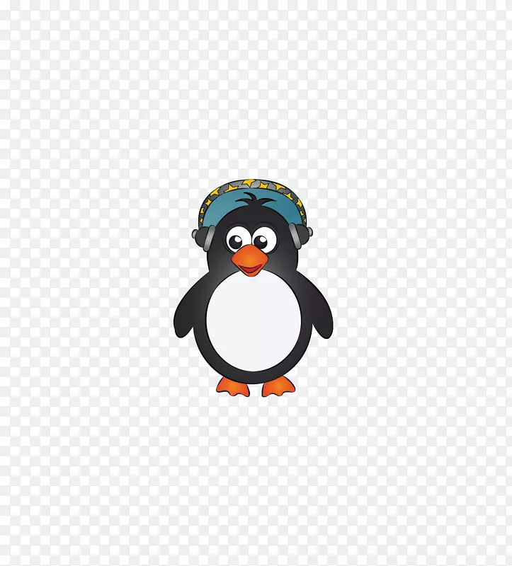 企鹅鸟夹艺术-可爱的小企鹅
