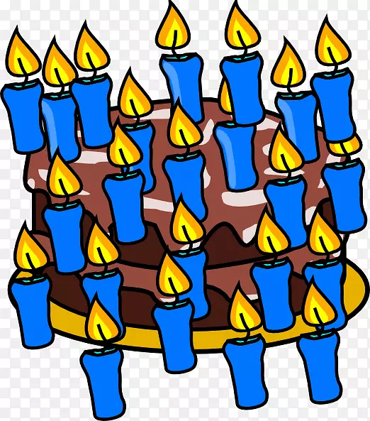 生日蛋糕动画祝你生日快乐剪贴画40岁生日快乐