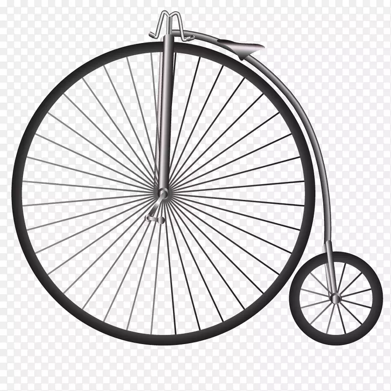 自行车车轮道路轮对高轮自行车