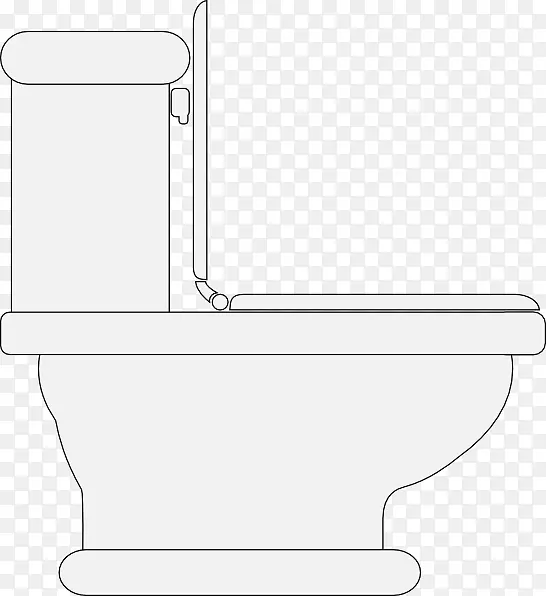 白色马桶座结构型式.卫生间剪贴件