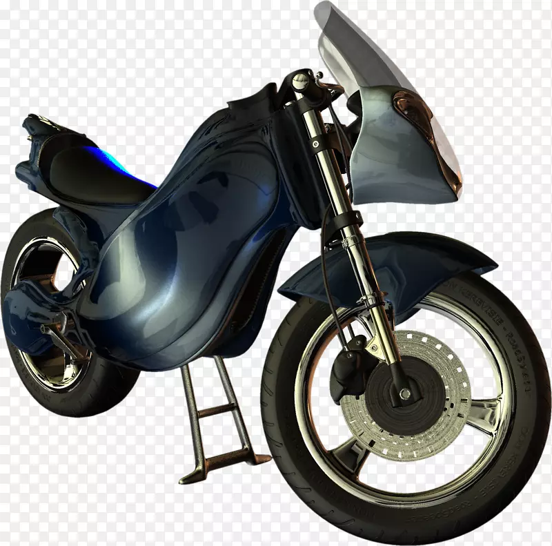 摩托车配件摩托夹艺术-复古酷摩托车